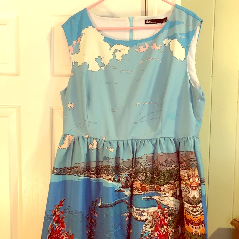 ModCloth scenic dress.